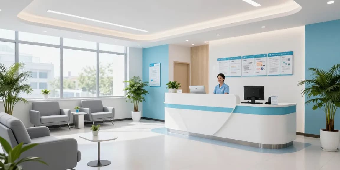 Prime Pharma bietet medizinische Dienstleistungen und Patientenversorgung in einem modernen Gesundheitszentrum an.