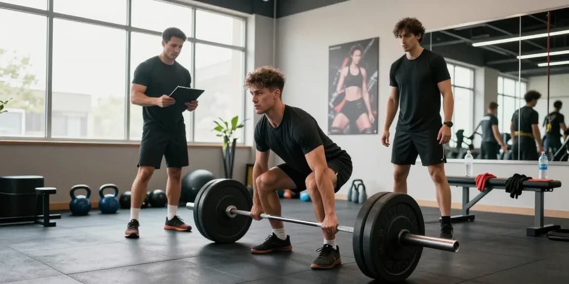 Utionon Steroids Shop: Aktiver Mann hebt Gewichte im Fitnessstudio