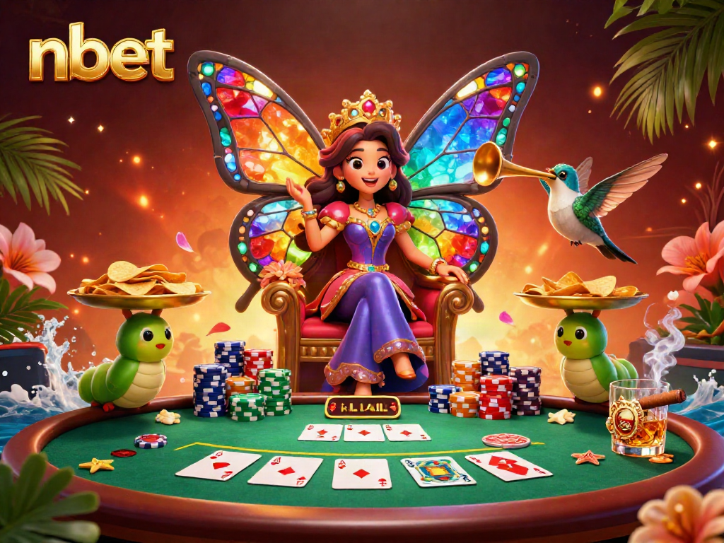 Engage in exciting gameplay with nbet as you master poker strategies in a vibrant casino scene.