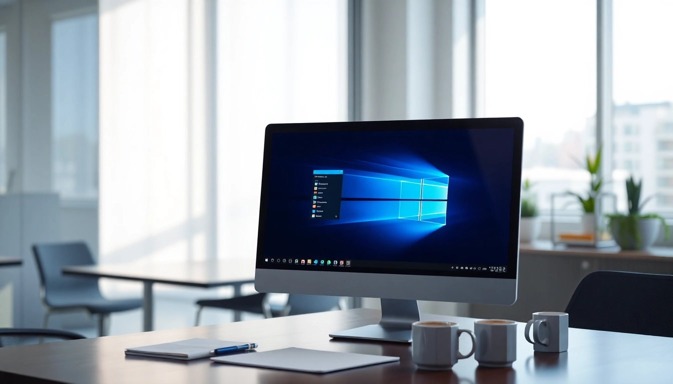 RDS User CAL 2025 digitaler Lizenzschlüssel auf einem Computerbildschirm in modernem Büro.