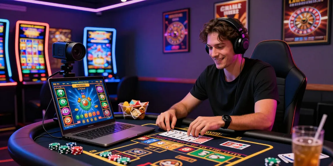 Player enjoying FAFA 828 online games in a vibrant digital casino setting.