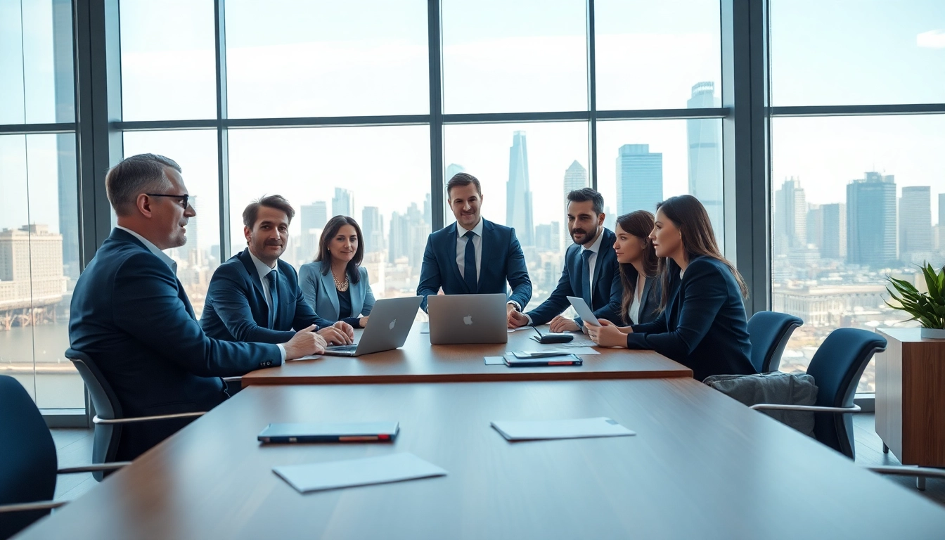 Headhunter Schweiz unterstützt professionelle Talente und Unternehmen in einem modernen Büro.
