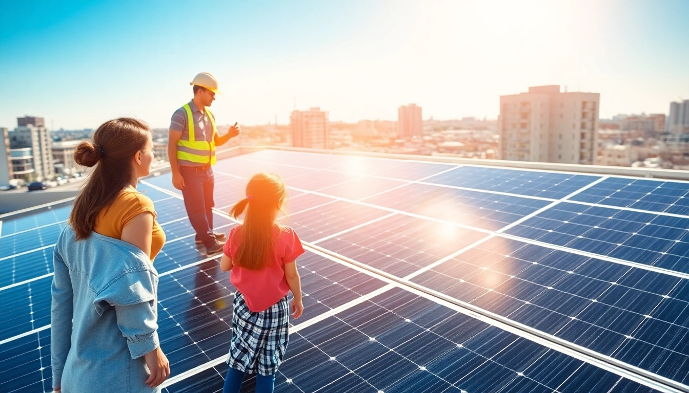 Veranschaulichen der Pv anlage kosten wien durch Installation auf einem Hausdach in Wien